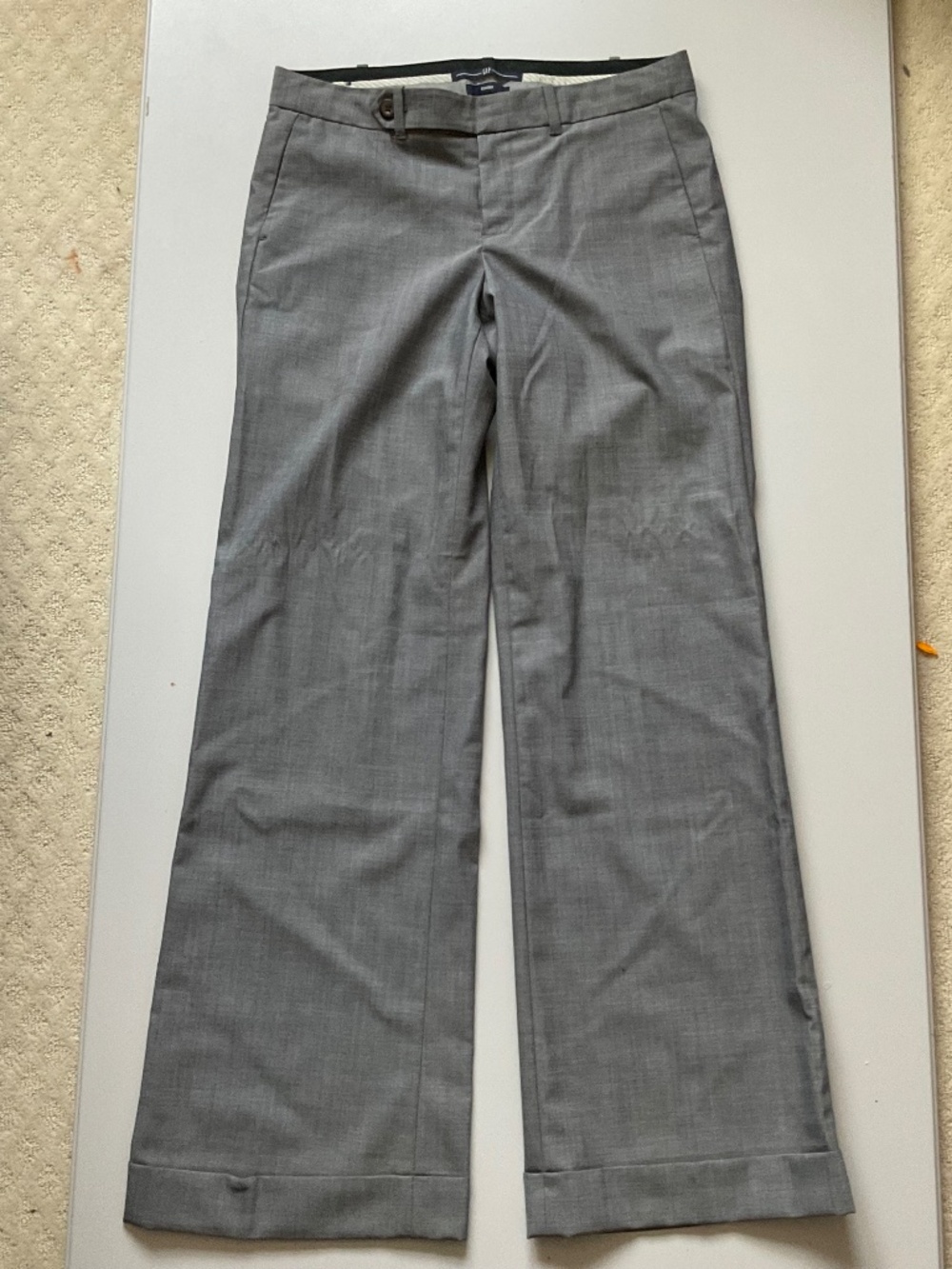 Women's GAP Wide Leg Trousers Size 6 Long Gap stretch